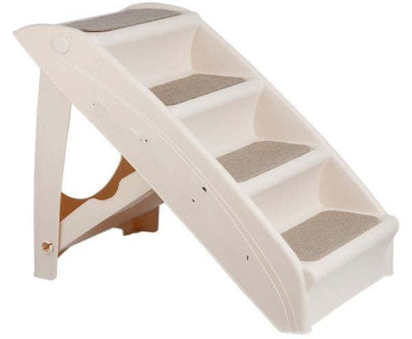 Foldable Dog Steps White