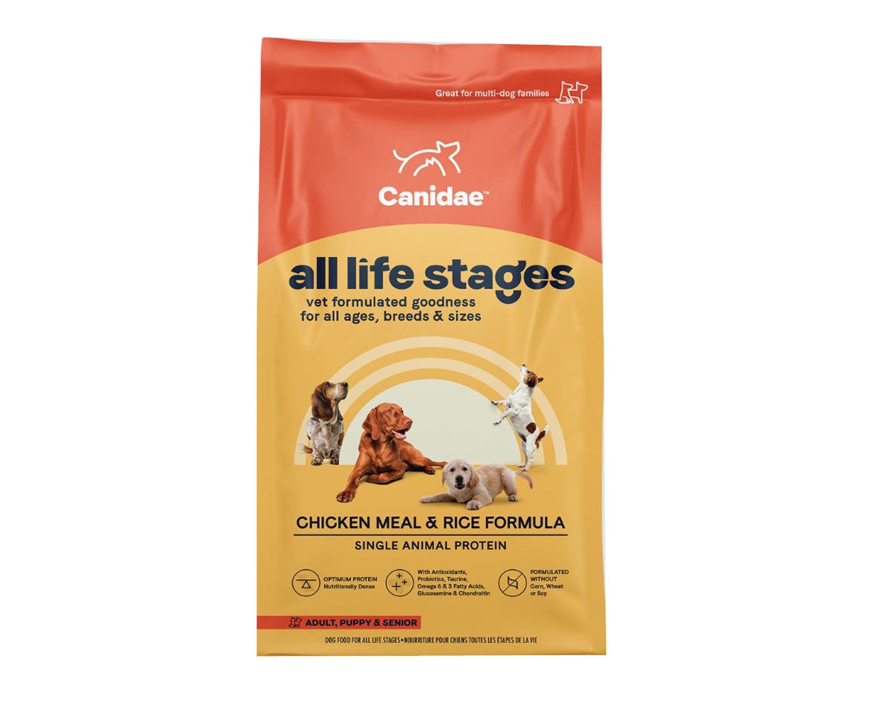 Canidae All Life Stages Dry Dog Food Chicken Meal & Rice 13.6kg