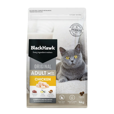 Black Hawk Chicken Original Adult Dry Cat Food 4kg