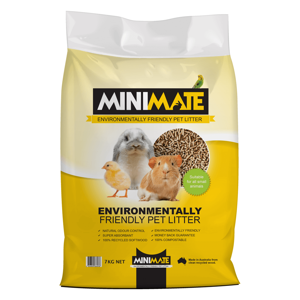 Minimate Wood Pellet Small Animal Litter 7kg