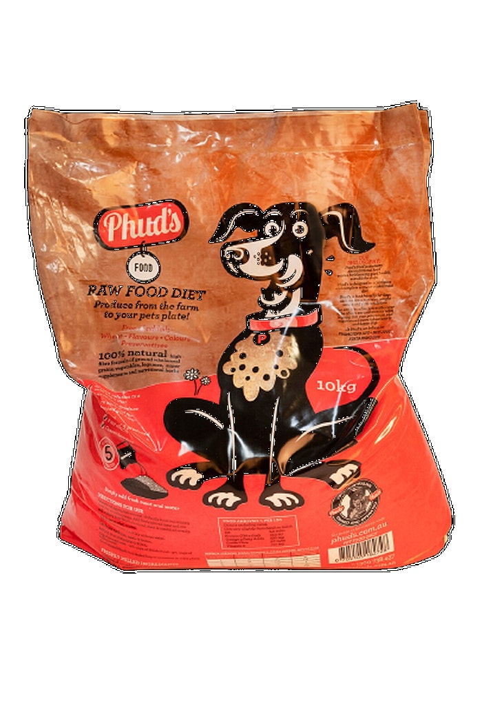 Phuds Natural Dog Food Healthy Raw Food Diet 10kg