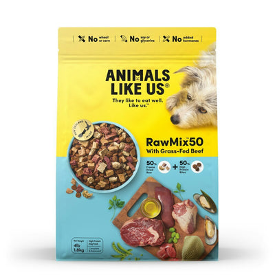 Animals Like Us - RawMix50 with Grass-Fed Beef Dog food 1.8kg