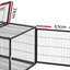 170â€”65 cm Metal Hutch & Enclosure for Rabbits & Guinea Pigs