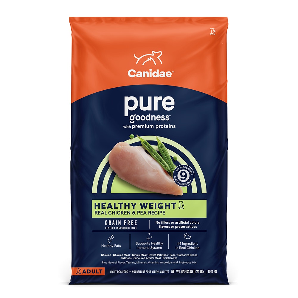 Canidae Pure Goodness Grain Free Healthy Weight Dry Dog Food Chicken & Pea 10.88kg