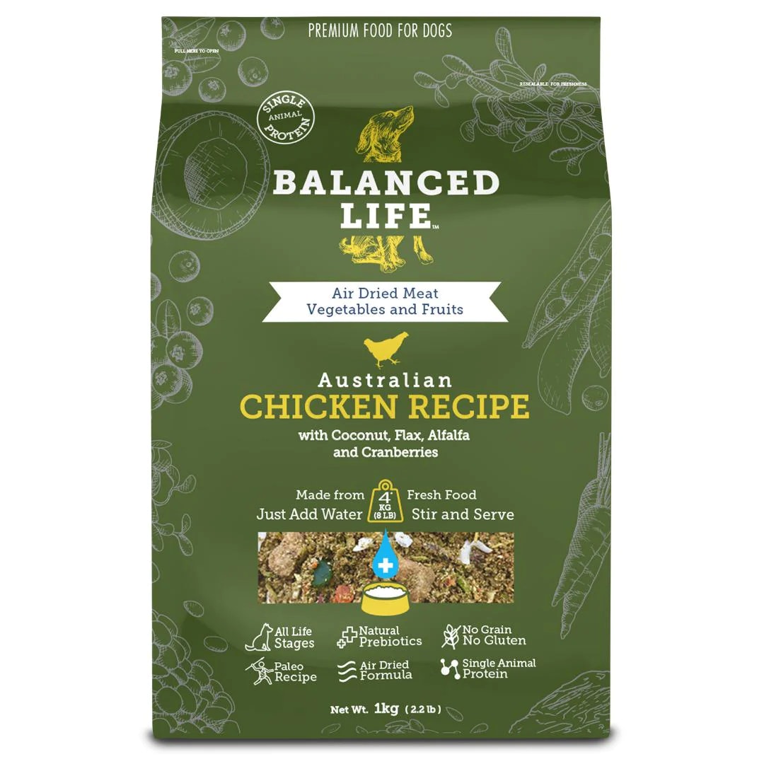 Balanced Life Dog Chicken Recipe Dry Food 1kg