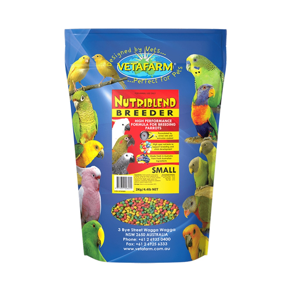 Vetafarm Bird Nutriblend Breeder Pellets 10kg