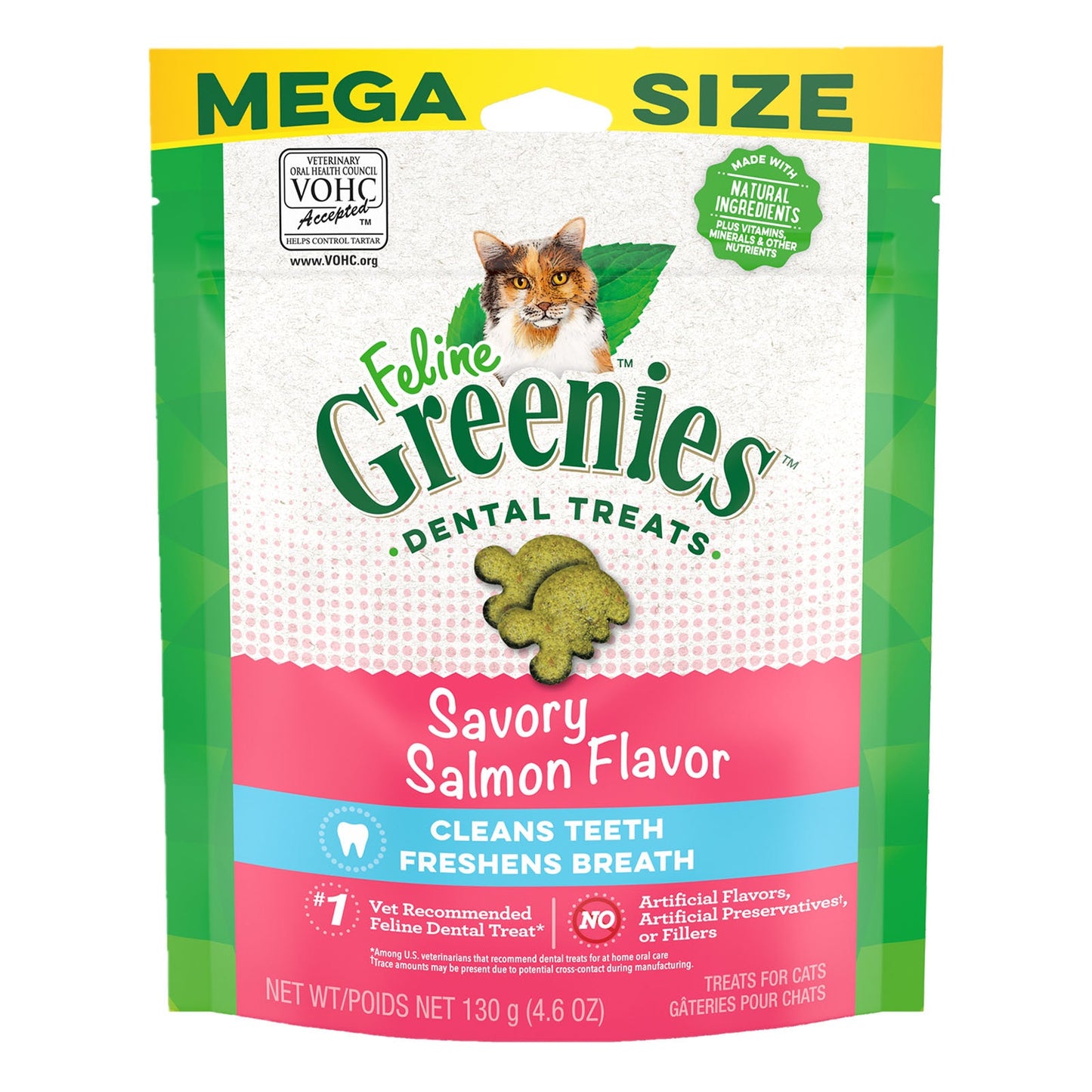 Greenies Feline Savoury Salmon Dental Treats