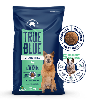 True Blue Grain Free Lamb Dry Dog Food 20kg