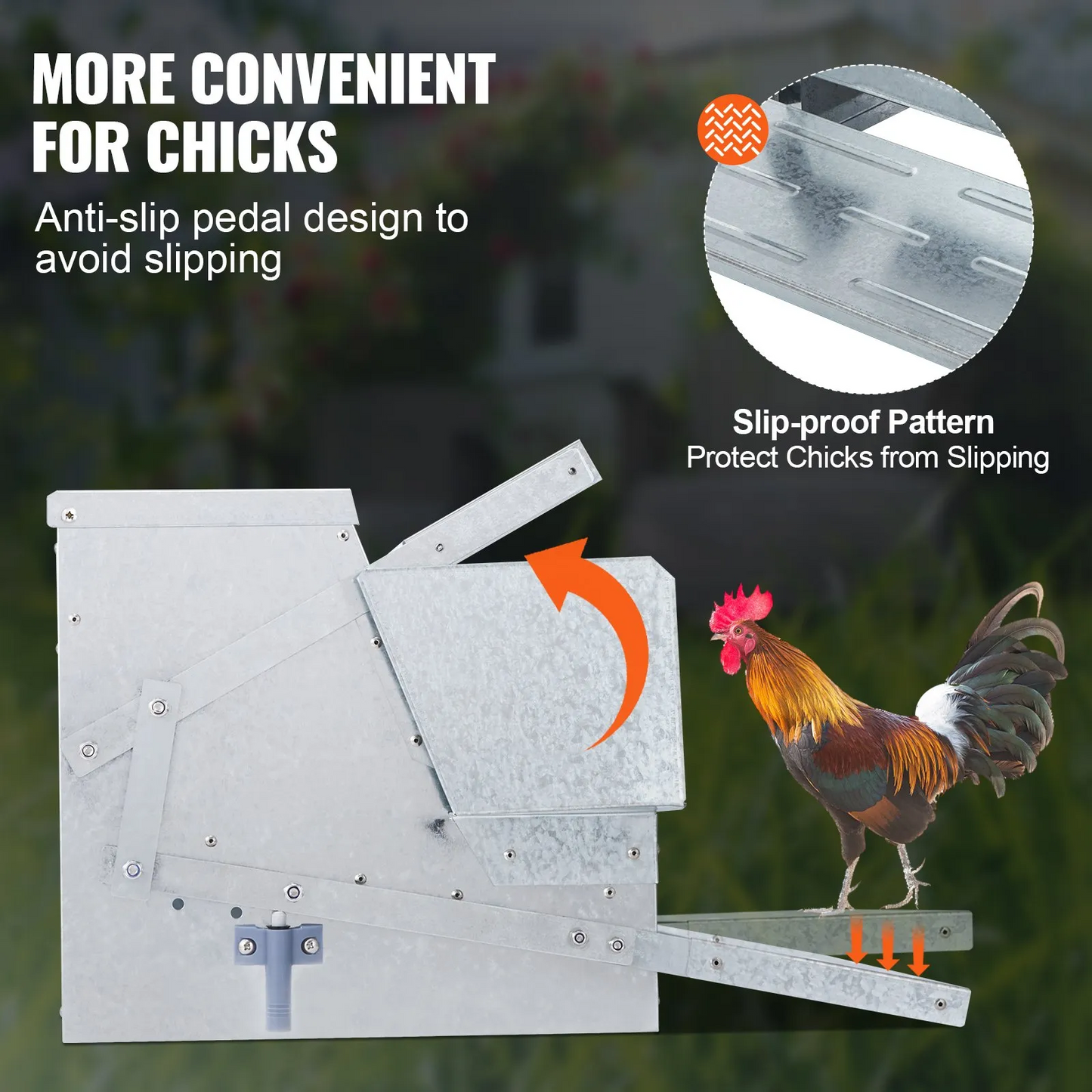 9kg Automatic Treadle Chicken Poultry Feeder